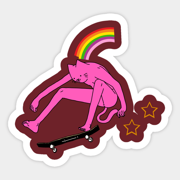 COOLEST CAT Sticker by CloudyStars